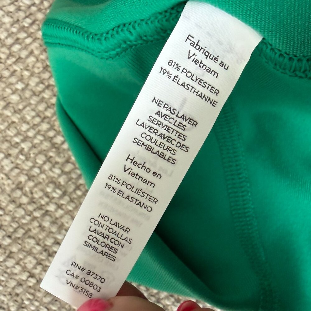 ALO 7/8 High Waist Airbrush Legging in Green Emerald - Size Small - Picture 7 of 9